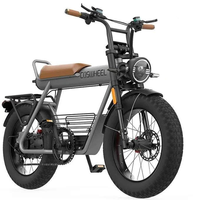 Electric cycle Coswheel CT20 with retro design under 5000.