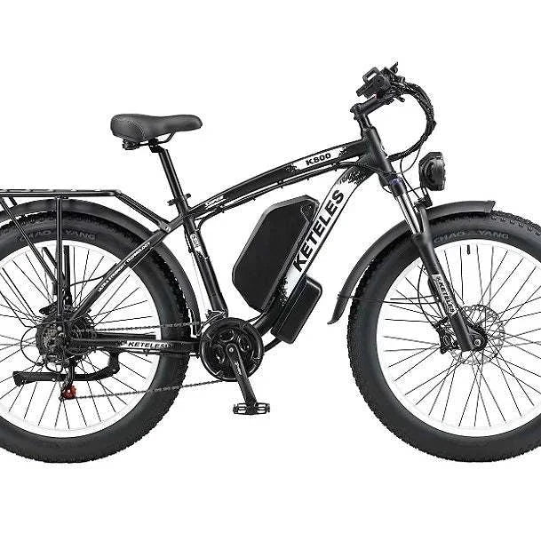 Electric Cycle Under 10000: Keteles K800 Electric Fat Tire Bike with Durable Frame and Long-Range Battery.